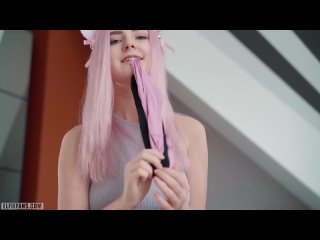 eva elfie's first anal - fucks a toy, because the dick still hurts eva elfie dub, with translation, russian porn perus teen